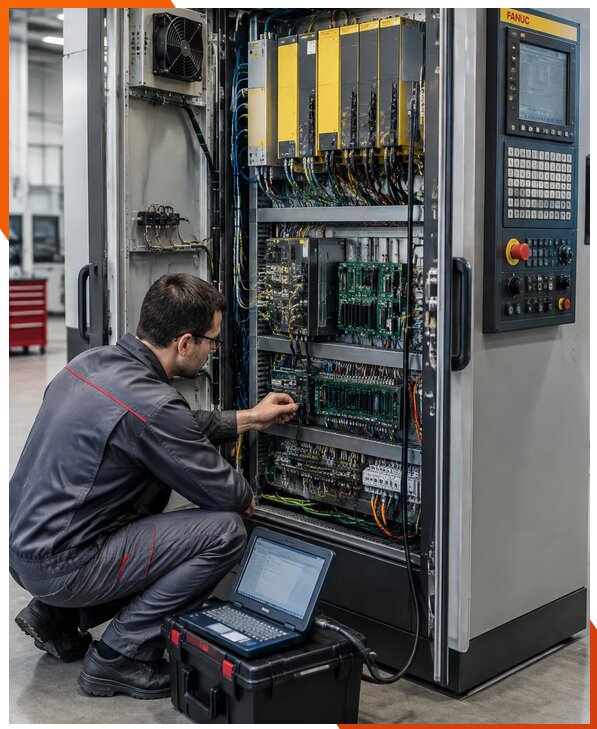 Ремонт систем ЧПУ FANUC промышленных станков в Выксе