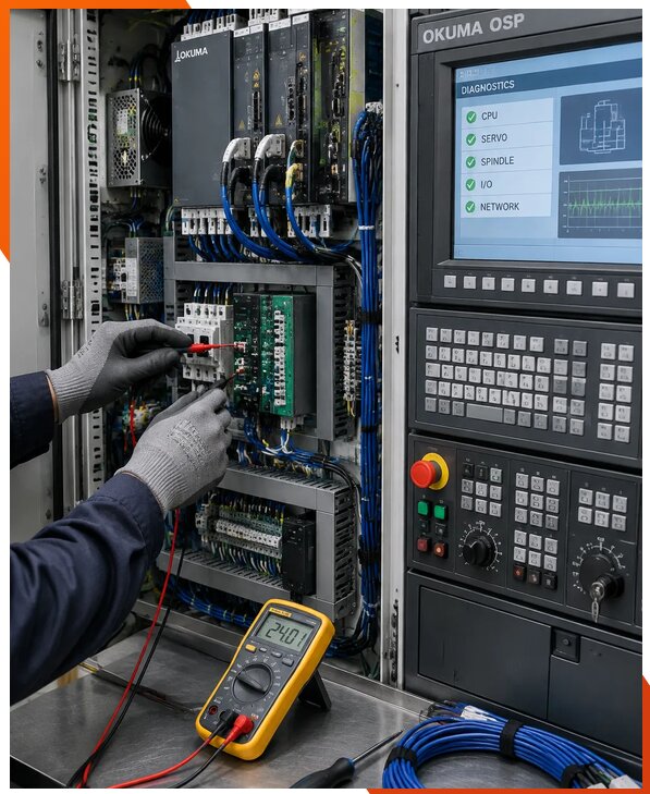 Ремонт систем ЧПУ Okuma OSP в Выксе